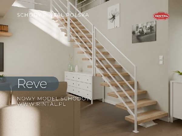 Z dumą informujemy o rozszerzeniu naszej oferty. Reve ? nasz najnowszy model schodów, który łączy w sobie nowoczesny design, elegancję i funkcjonalność. To idealne rozwiązanie dla osób, które cenią ponadczasowy styl i doskonałą jakość wykonania.Aby ułatwić podjęcie decyzji o zakupie schodów, przygotowaliśmy dla naszych Klientów specjalną ofertę:-Wizualizacja GRATIS w promocji  do każdego zamówienia ? zobacz, jak schody Reve będą wyglądać w Twoim wnętrzu! Warunki promocji dostępne są na naszej stronie www.rintal.pl- Darmowy, niezobowiązujący pomiar schodów ? pozwól naszym ekspertom stworzyć projekt dopasowany do Twoich potrzeb.Zapraszamy do kontaktu i poznania szczegółów oferty! www.rintal.ple-mail: k.prabucka@rintal.plDział Handlowy: +48 58 532 42 55