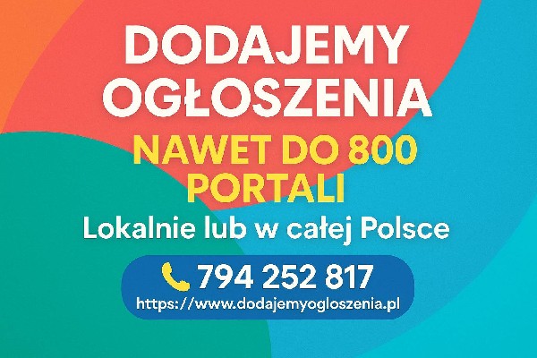 Publikacja Ogłoszeń - Lokalnie, Ogólnopolsko, Nawet Do 800 Serwisów 4